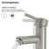Single Hole Faucet Single-handle Bathroom Faucet with Drain Assembly
