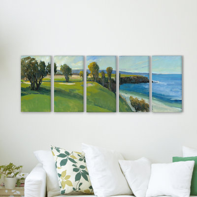 " Golf Course Scene " 5 - Pieces