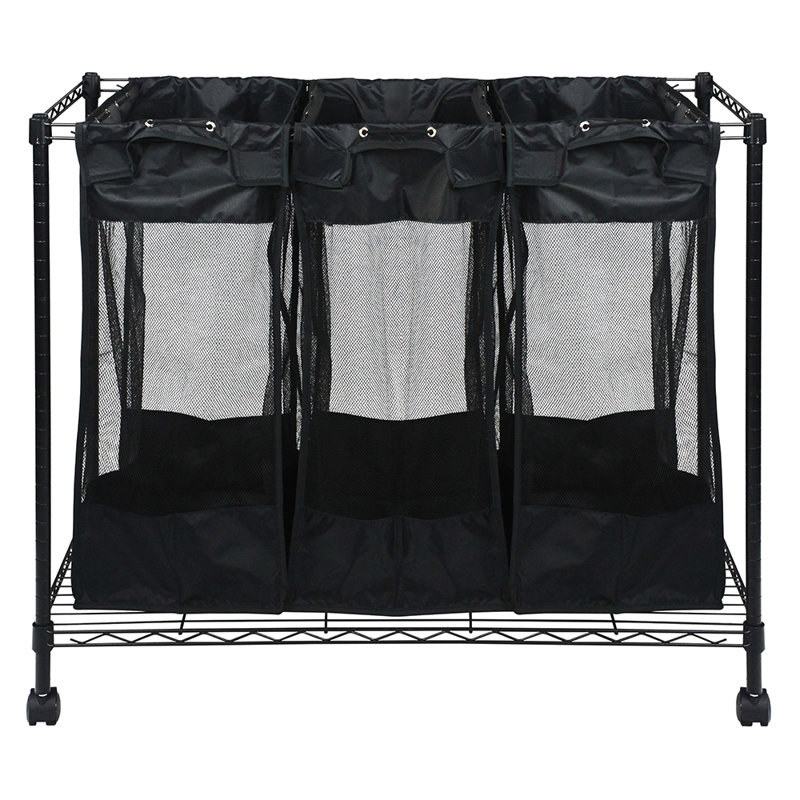 Triple rangement et trieur de linge