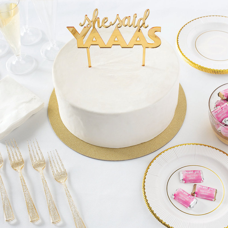 She Said Yaaas Cake Topper
