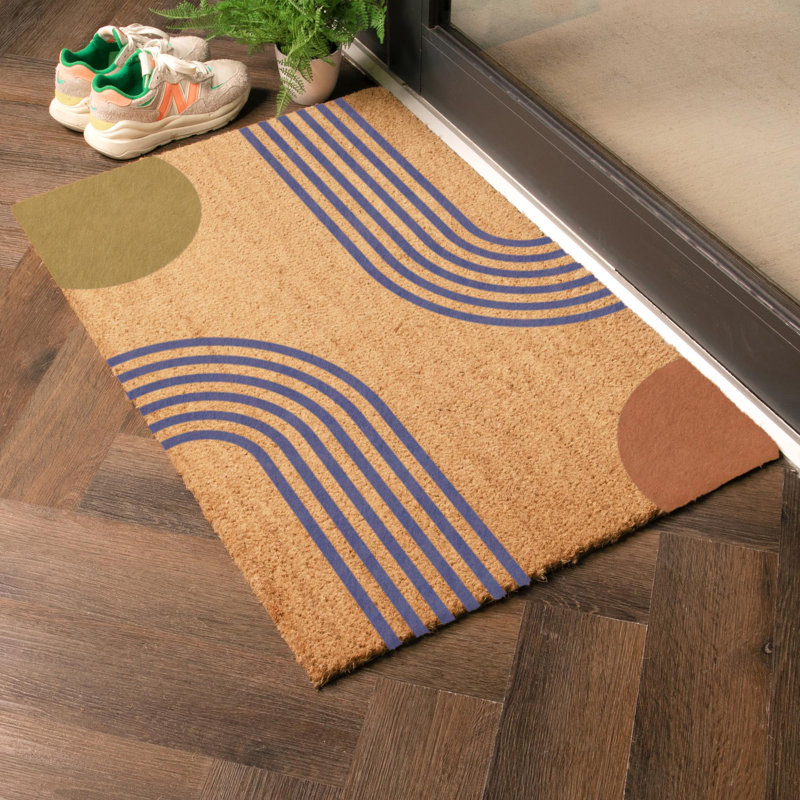 Hublersburg Non-Slip Outdoor Doormat, 60cm W x 90cm L