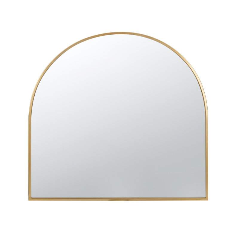Modern Accent Mirror, Gold, 36" x 24"