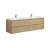 Elbert 83.4'' Double Bathroom Vanity with Poly Marble Top