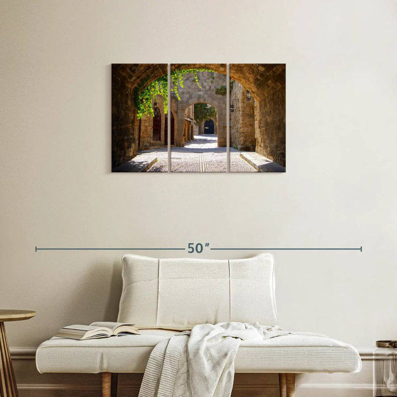 Sireci Old Street In Rhodes, 20" H x 33" W
