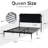 Calista Metal Open Bed Frame With Adjustable Upholstered Headboard-1059204968-1052908564