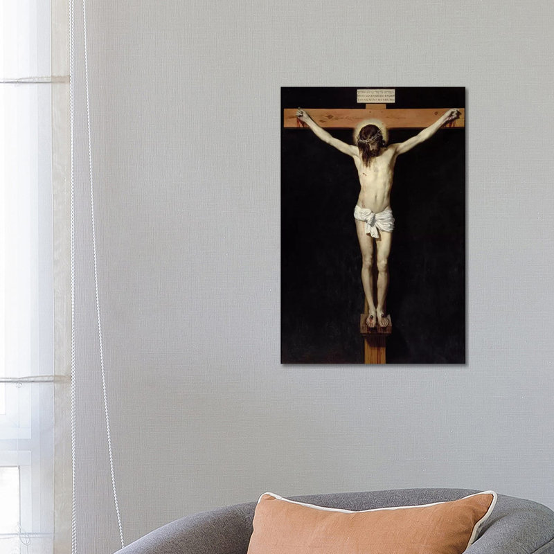 Christ Crucifies, 1632 by Diego Rodriguez De Silva Y Velazquez - Wrapped Canvas Print, 66.04 cm H x 45.72 cm W x 1.91 cm D