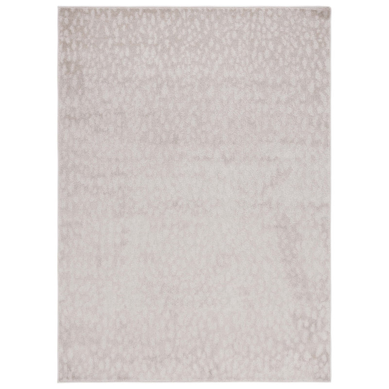 Motif et tapis uni beige 408, Rectangle 6 pi 7 po x 9 pi