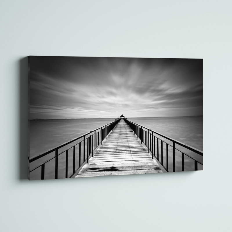 Michael de Guzman 'Withstand' Black and White Canvas Landscape Art, 16 x 24