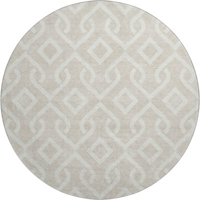 Premium Machine Washable Cerrito Beige Rug