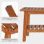 Banc de douche 33 po en bois de teck à l'intérieur du tabouret de douche, banc de jardin en terreux naturel, tabouret de douche en teck, siège de douche en teck, banc de douche en teck, teck naturel