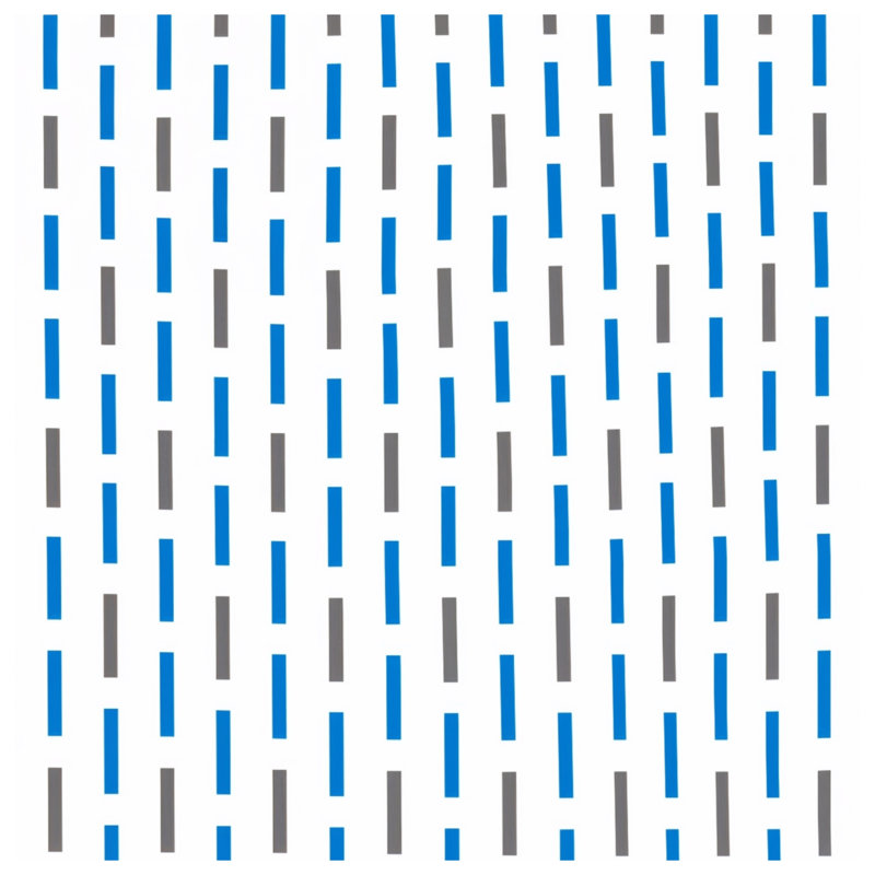 Blue Gray Stripes Double Sided Throw Pillows, 20 x 20 inches