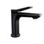 Robinet pour salle de bain à poignée simple BRAVAT® avec plaque de fixation de 6 po, 1 ou 3 trous, débit d'eau 1,2 GPM WaterSense, aérateur NEOPERL®, cartouche anti-goutte, cUPC, NSF372 / 61, certifié CEC, DOE, noir mat-129988593