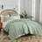 Microfiber Geometric Bedding Reversible Soft Quilt-1521934277-1523415980