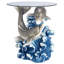 Dolphin Cove Sculptural Glass Side Table