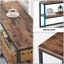 Console en bois manufacturé l 70,87 po avec structure en métal Jeyden -806231454