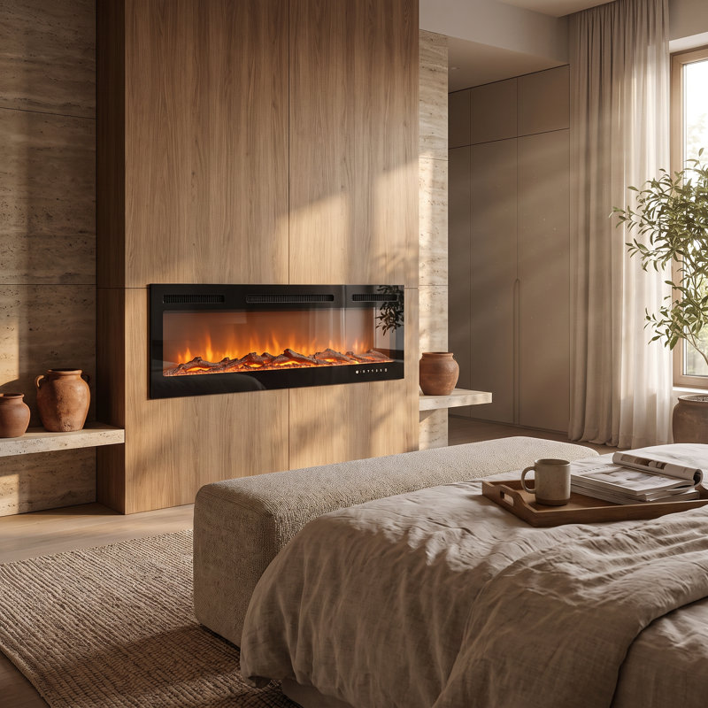 50’’ Electric Fireplace with Remote Control