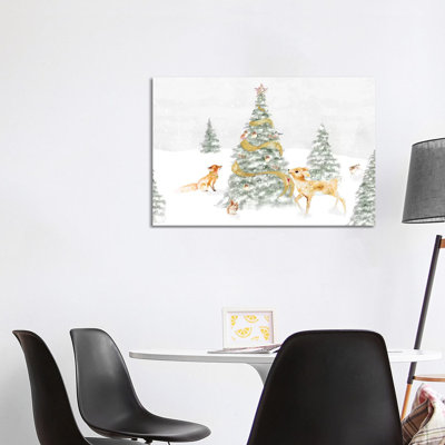 Woodland Christmas I by Janice Gaynor - Wrapped Canvas Print