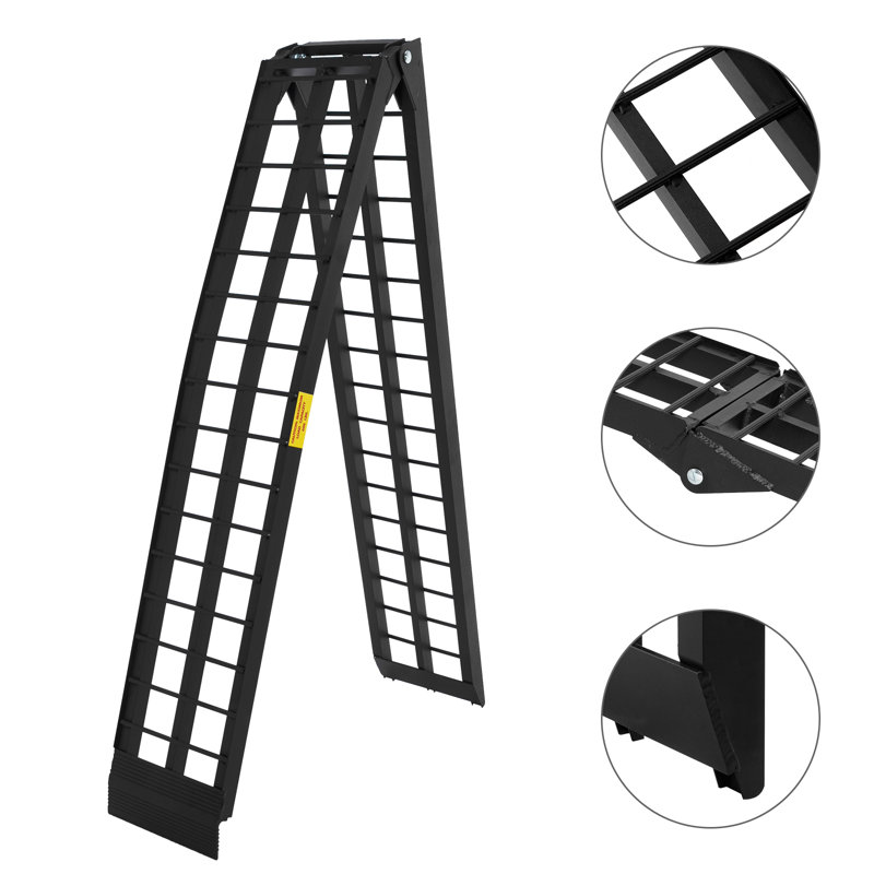 Winado Metal Foldable 120.08'' L Portable Ramp