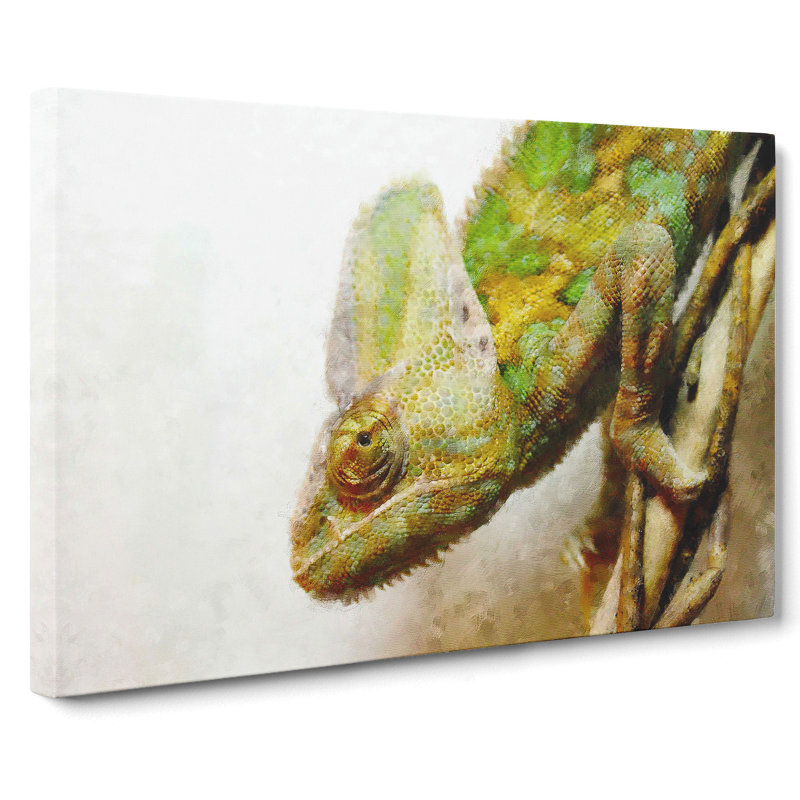 Chameleon Lizard Vol.3 - Wrapped Canvas Print, 50cm H x 76cm W x 3cm D