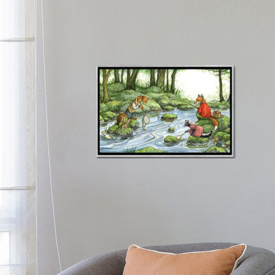 Pêche avec le renard et ses amis