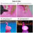Floating Flamingo LED Pool Lights 2PCS, Waterproof, Glow In The Dark Solar Powered, Inflatable For Pool Spa Patio Wedding Party Christmas Decorations