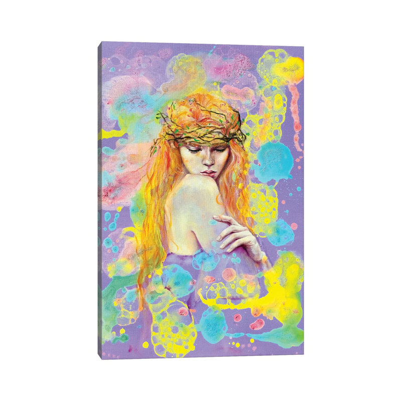 She Belongs To The Forest by Eury Kim - Gallery-Wrapped Canvas Giclée on Canvas, 66.04 cm H x 45.72 cm W, Wrapped Canvas