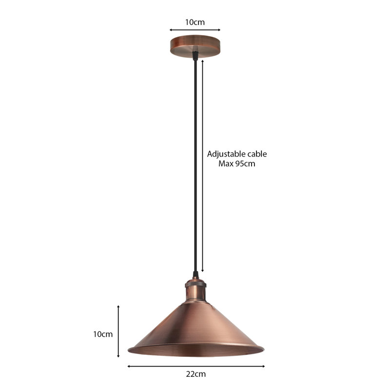 Stankiewicz 1 - Light Copper Single Pendant