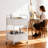 Salon Trolley Cart For Beauty Spa With Wheels Wooden Rolling Storage Station-104652420