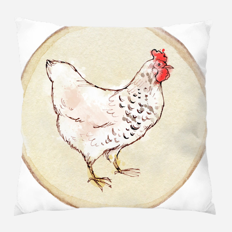 Outdoor Reversible Throw Pillow, Microsuede, Indoor