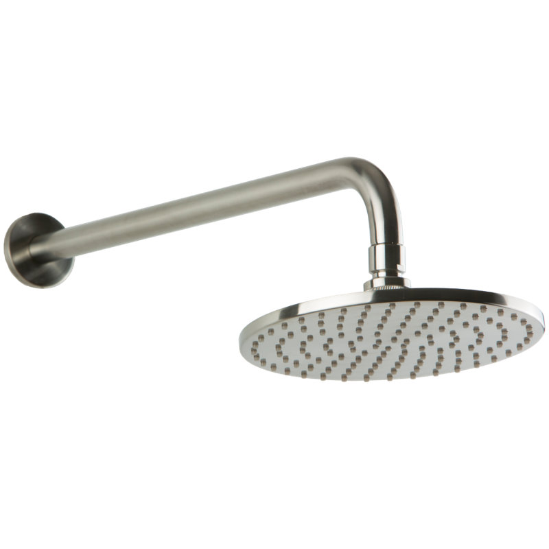 Opera Rain Fixed Shower Head, Brushed Nickel