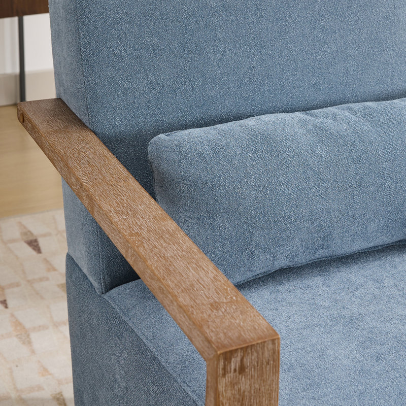 Mulbury Swivel Armchair, Blue