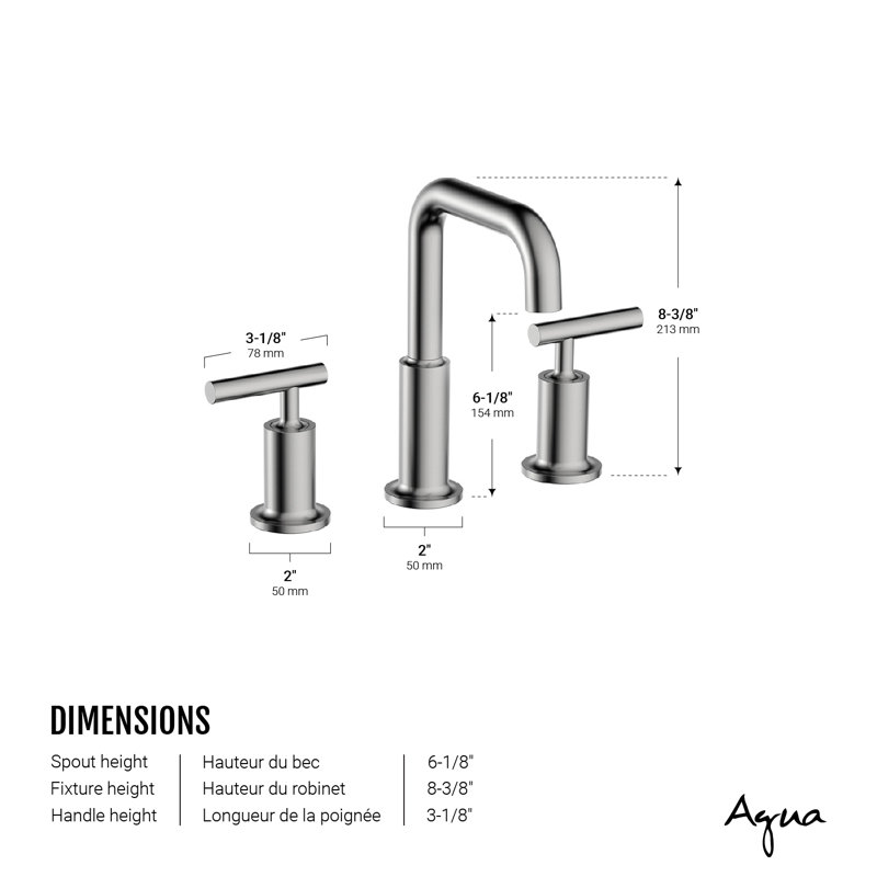 Romero 2-Handle Round Bathroom Sink Faucet, Brushed Nickel, Brushed Nickel