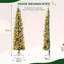 Lighted Artificial Pine Christmas Tree