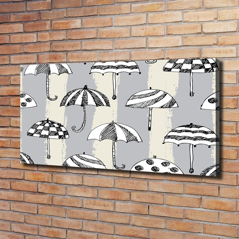 Umbrellas - Wrapped Canvas Print