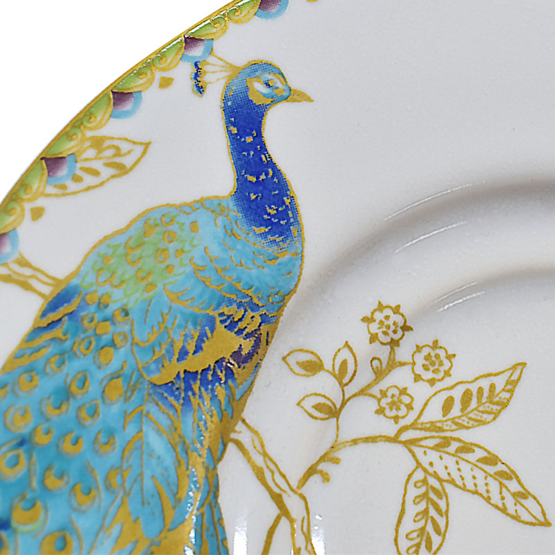 Service de table en porcelaine bleue 222 pièces 222 Service Fifth Peacock 222 - Peacock Garden