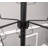 Aleemah 6-Tier 24 Hat Rotating Hat Display Rack Free Standing Headwear Wig Rack Metal Floor Rack for Caps, Wigs & Hats 20X20X74" 18164-24HAT