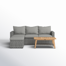 Genesis 3 Piece Rattan Sectional Seating Group with Cushions
