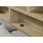 Hendricks Queen Bookcase Platform Bed with Open Cubbies and USB-A/USB-C Ports, Light Oak-126351417