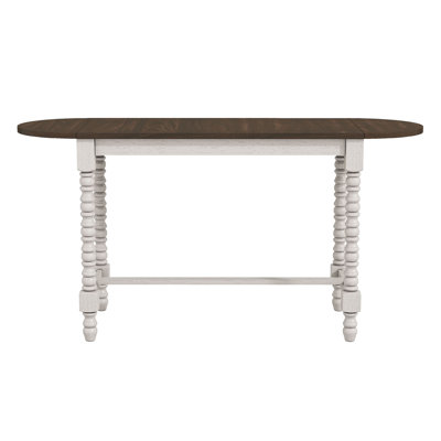 Extendable Oval Solid Wood Base Dining Table