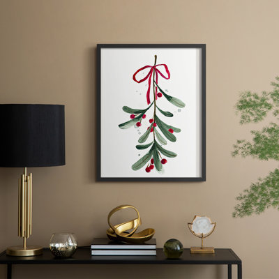 Warm Winter Wishes V Framed Print - Solid Wood