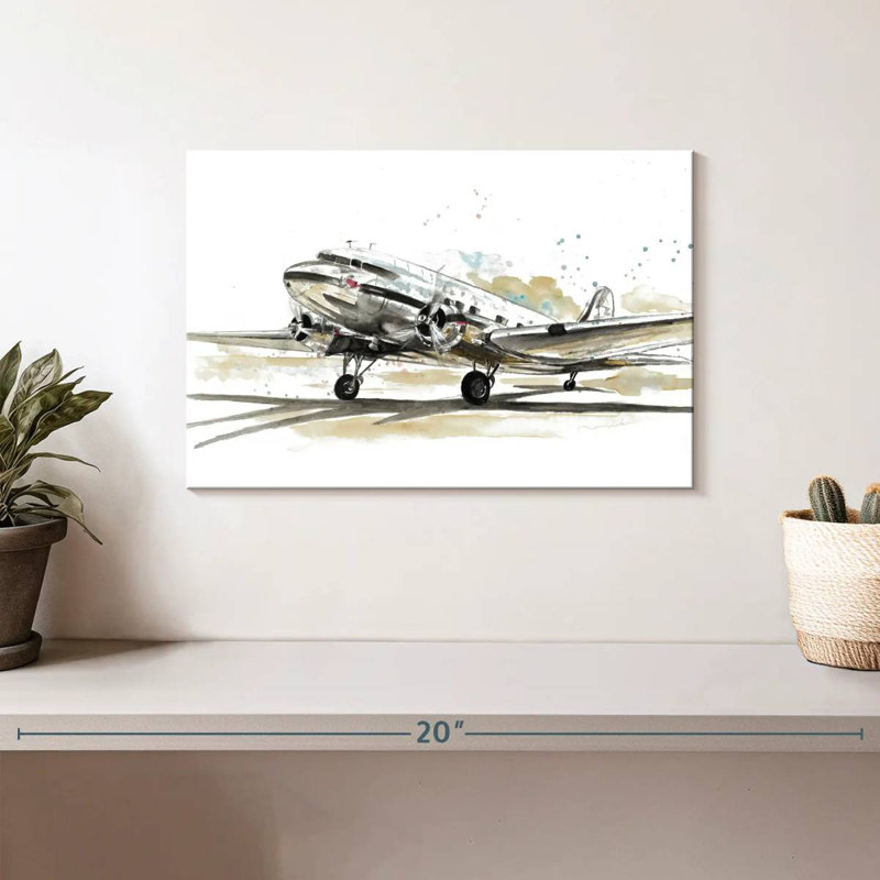 Mehar DC3 avion, H 8 po x l 12 po