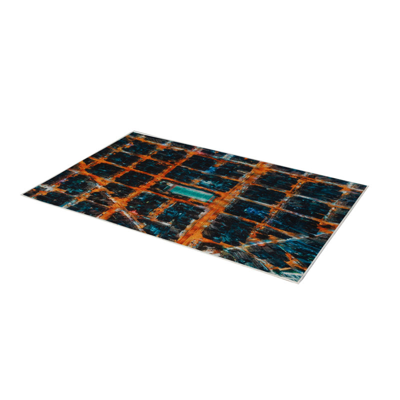 Premium Hall Carpet, 31.5 x 78.7 Inches | 100% Polyester, Antibacterial | 0.04 in Pile Height, Non-Slip Underside, Machine Washable | 3D Digital Printing | Ideal for Living Room & Entryway, Easy Maintenance