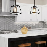 Colette 1 - Light Satin Black Single Pendant