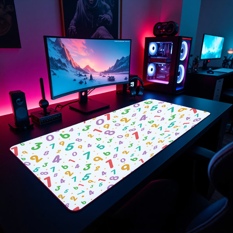 Polyester Desk Pad, 23.6x13.8