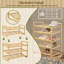 9 Pair Stackable Shoe Rack