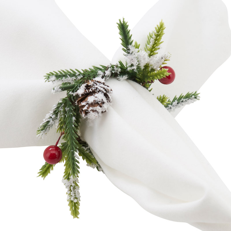 Red Berry Design Napkin Ring