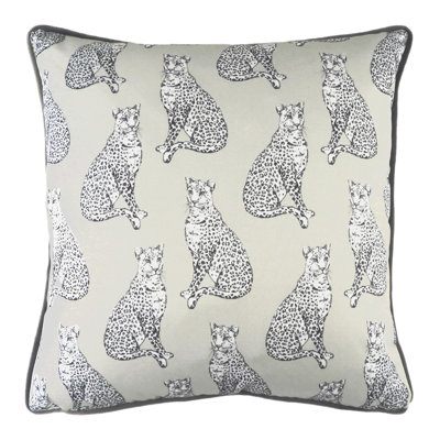 Reagan Safari Leopard Square Throw Pillow Cover