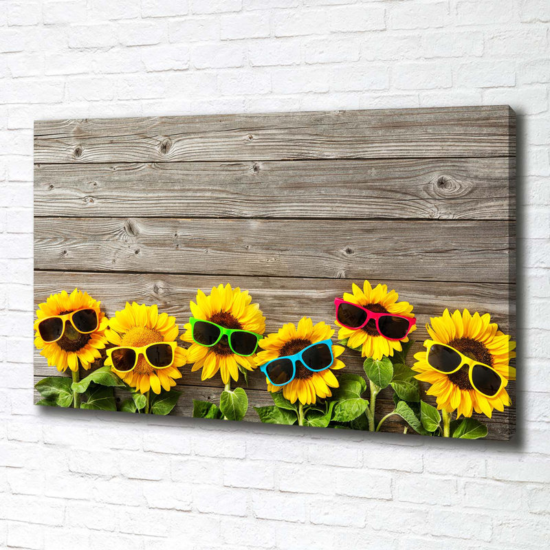 Sunflowers - Wrapped Canvas Print