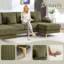 Canapé modulaire en U Corduroy-2079381986