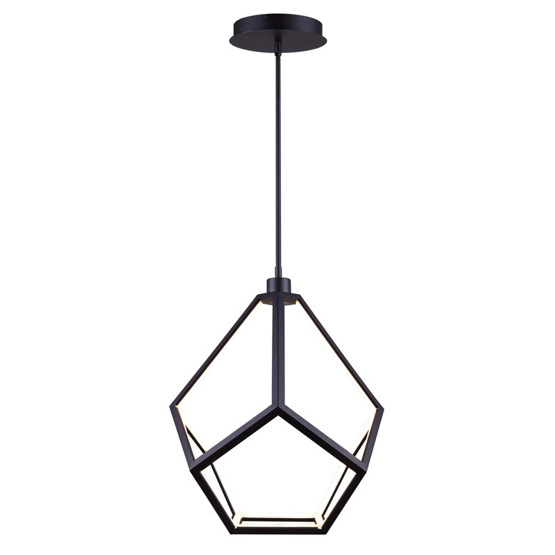 Lustre géométrique à intensité variable Kushma
